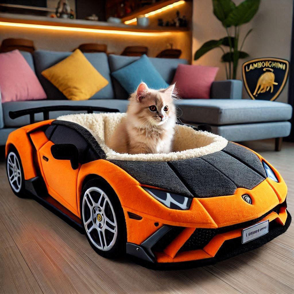 Lamborghini Inspired Pet Bed
