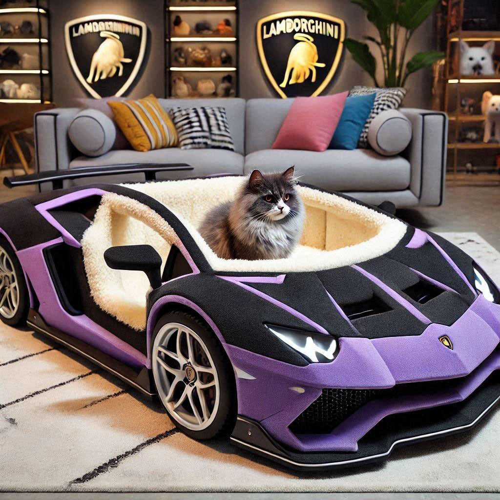 Lamborghini Inspired Pet Bed