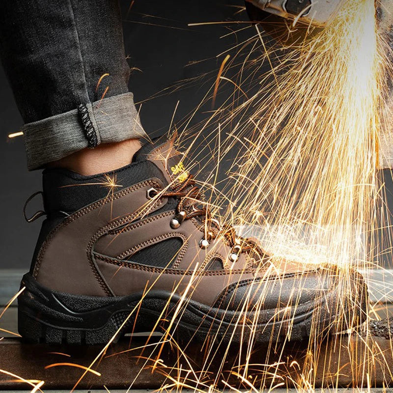 New Boots Lightweight Work Safety Shoes Anti-Puncture