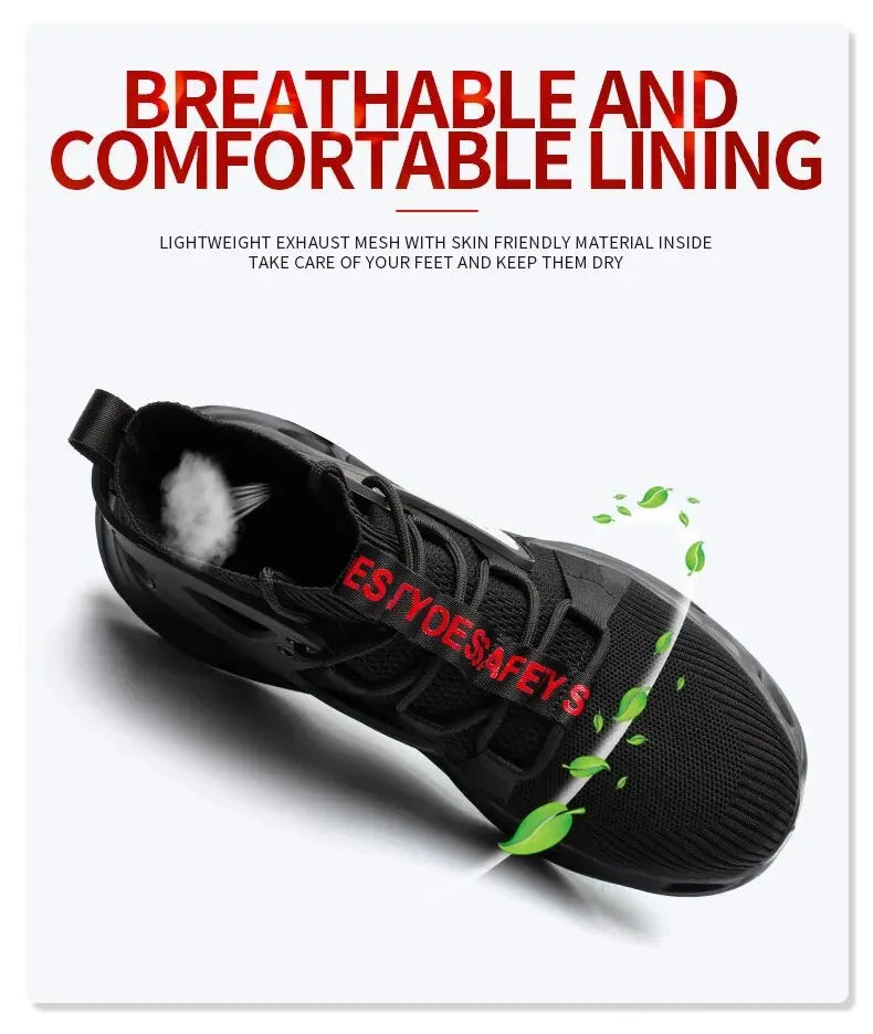 New Indestructible Winter Safety Shoes Lightweight Work Shoes