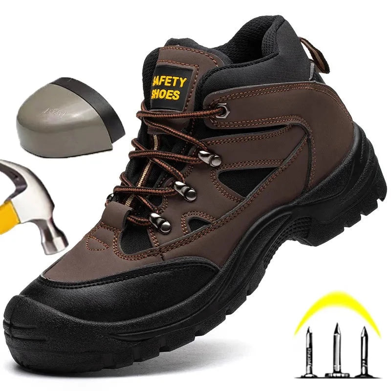 New Boots Lightweight Work Safety Shoes Anti-Puncture