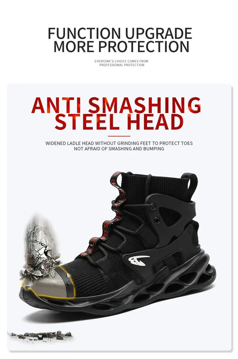 New Indestructible Winter Safety Shoes Lightweight Work Shoes