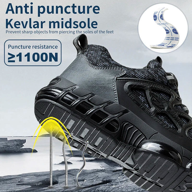 New Safety Work Shoes Indestructible Anti-smash Anti-puncture