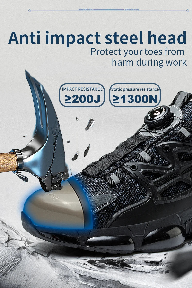 New Safety Work Shoes Indestructible Anti-smash Anti-puncture