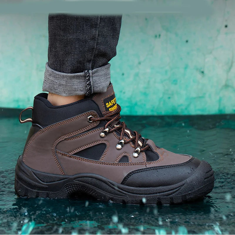 New Boots Lightweight Work Safety Shoes Anti-Puncture