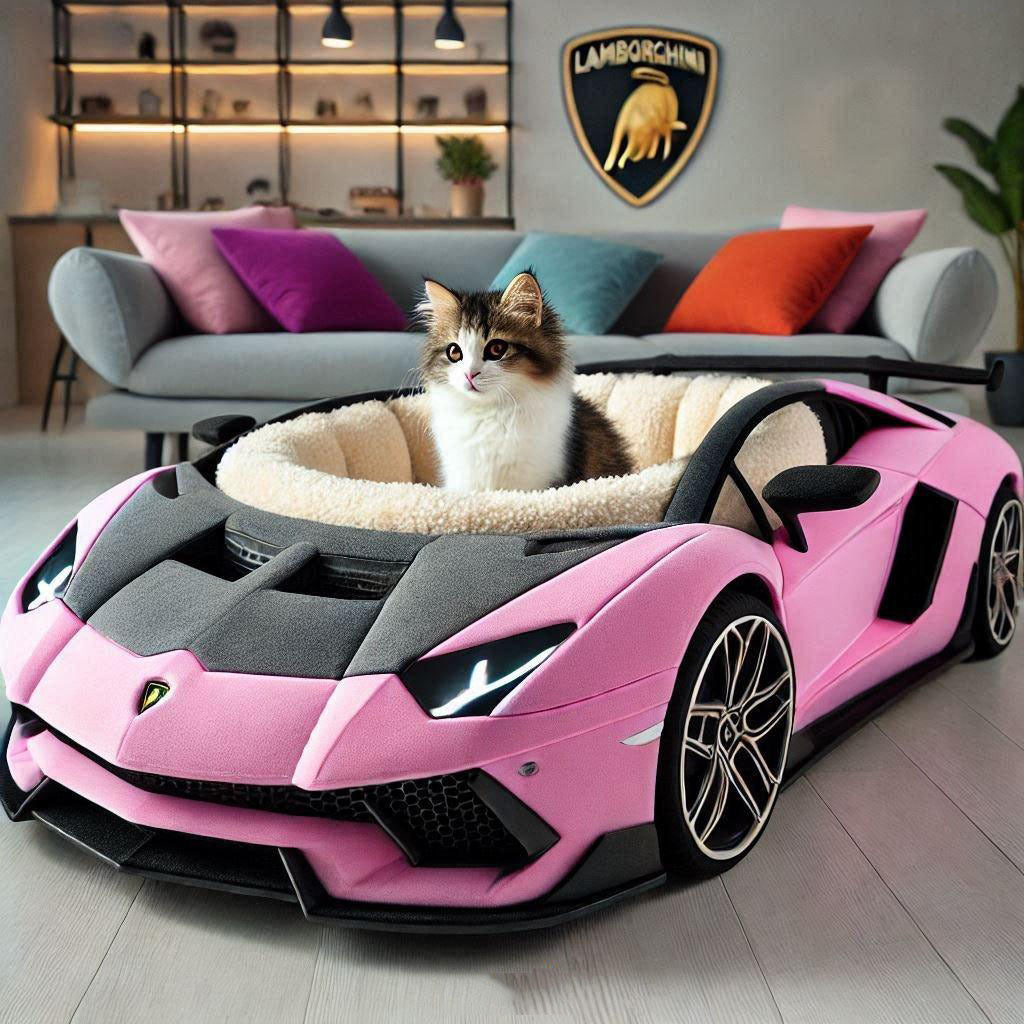 Lamborghini Inspired Pet Bed