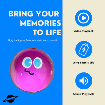 Enchanting Memory Lamp: Personalized Video Display Sphere for Cherished Moments