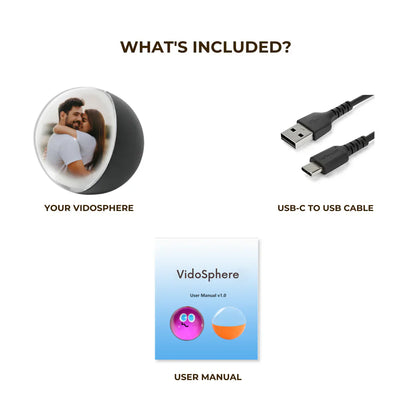 Enchanting Memory Lamp: Personalized Video Display Sphere for Cherished Moments
