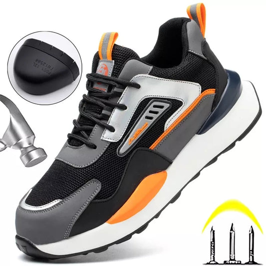High Quality Indestructible Safety Shoes Work Sneakers Light Security Boots Steel Toe