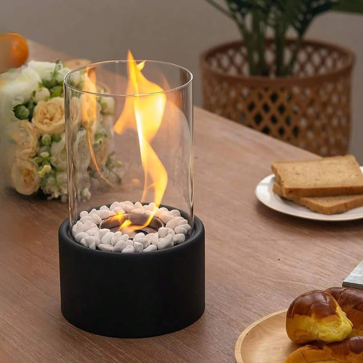 Tabletop Fireplace Everlasting Flame™ Oil Lamp