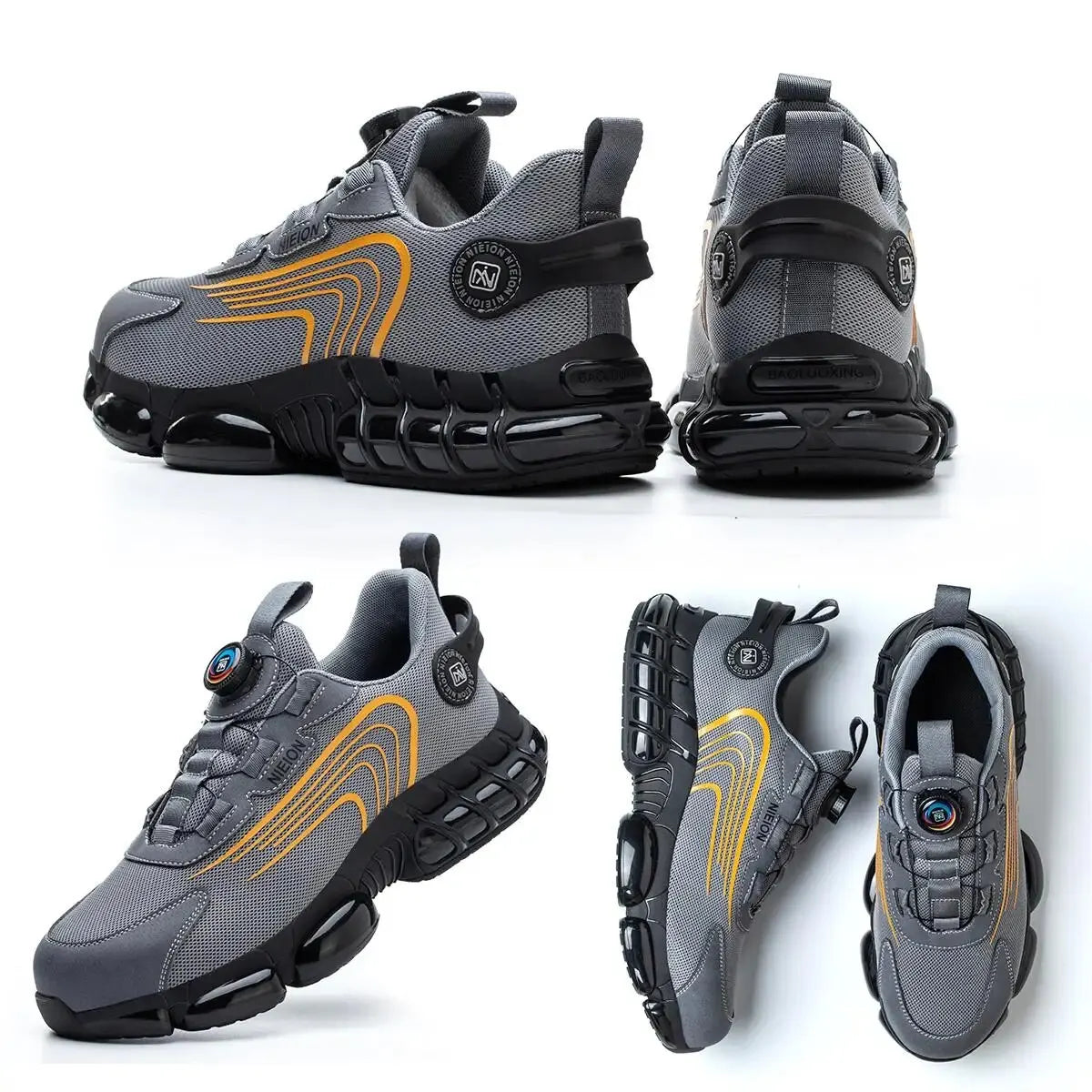 Steel toe 2025 nike shox